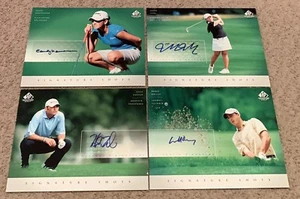 LOT OF (4) 2004 UPPER DECK SP SIGNATURE GOLF SIGNATURE SHOTS 8X10 AUTOS - Picture 1 of 1
