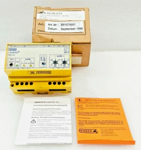 BENDER IREH470Y2-6 DISPOSITIVO DE MONITOREO DE AISLAMIENTO 230VAC B91078001 NUEVO - Imagen 1 de 8