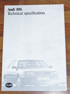 Guía de especificaciones técnicas AUDI 100 1993 - 2.0E 2.6E 2.8E 2.5TDI - Imagen 1 de 3