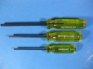 Bondhus -- ¼", 3/16", 9/64" -- (Set of 3pcs) Used - Picture 1 of 9