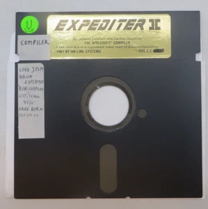 EXPEDITER II THE APPLESOFT COMPILER 5.25" Floppy Disk DOS 3.2 1981 - - Afbeelding 1 van 3