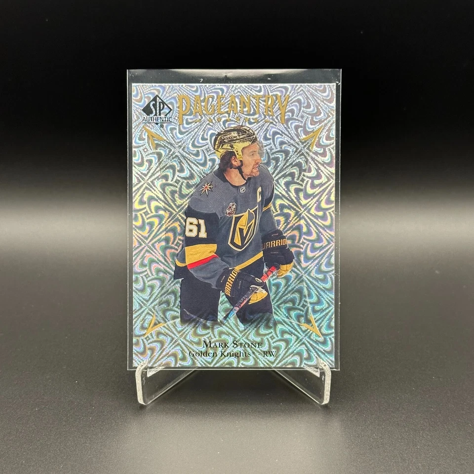 2021-22 UD SP Authentic MARK STONE #P-32 Pageantry - Vegas Golden Knights - Image 1 of 4