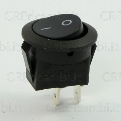 Interruttore Tasto Pulsante Circolare Nero Originale Ferro Stiro Vaporella POLTI