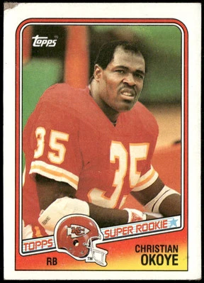 1988 Topps #363 Christian Okoye - Image 1 of 2