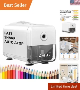 Professioneller automatischer Bleistiftspitzer | schnelle 10.000 Anspitzzeiten, 3 Modi - Bild 1 von 11