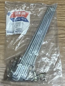 NOS YAMAHA YZ125G YZ125E MX125C REAR WHEEL SPOKE SET OUTER 537-25397-90 - Picture 1 of 2