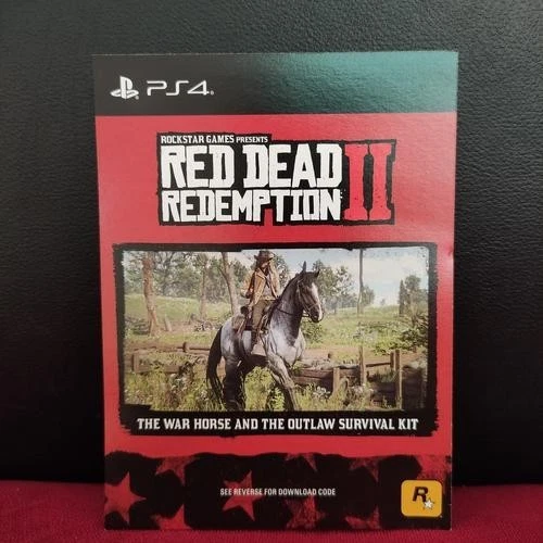 Набор для выживания Red Dead Redemption II 2 The War Horse And The Outlaw DLC PS4 - Изображение 1 из 1