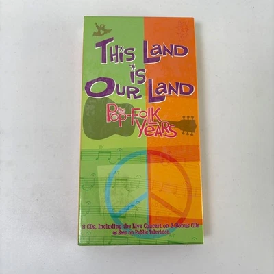 This Land Is Our Land The Pop Folk Years 8 CD Set Rhino NIB Sealed Vintage - Image 1 of 4