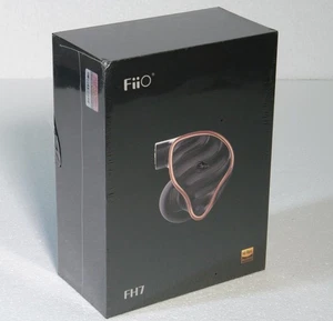 FiiO FH7 4 BA 1 Dynamic Driver Flagship Hybrid In-Ear Monitors Earphones - NEW - Picture 1 of 3