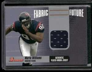 2006 Bowman #FF-MW Mario Williams Fabric of the Future - Picture 1 of 2