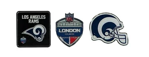 NFL International series Wembley London LOS ANGELES RAMS Pin badge SET sealed - Picture 1 of 2