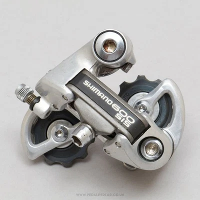 Shimano 600 EX (RD-6208) c.1987 Rear Derailleur - VTG L'Eroica 1980s Mech - Image 1 of 4