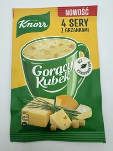 Knorr Goracy Kubek 4 Sery Z Grzankami 4 Cheese Soup Pack Of 5 - Picture 1 of 3