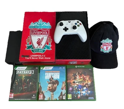 XBOX ONE BUNDLE Console Liverpool FC Skin Xbox One Game Bundle Sonic Saints Row - Image 1 of 4