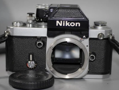 Cámara Nikon F2A con buscador DP11 - último modelo F2 - Medidor funciona - ¡Bonito Ex+! Foto 1 de 4