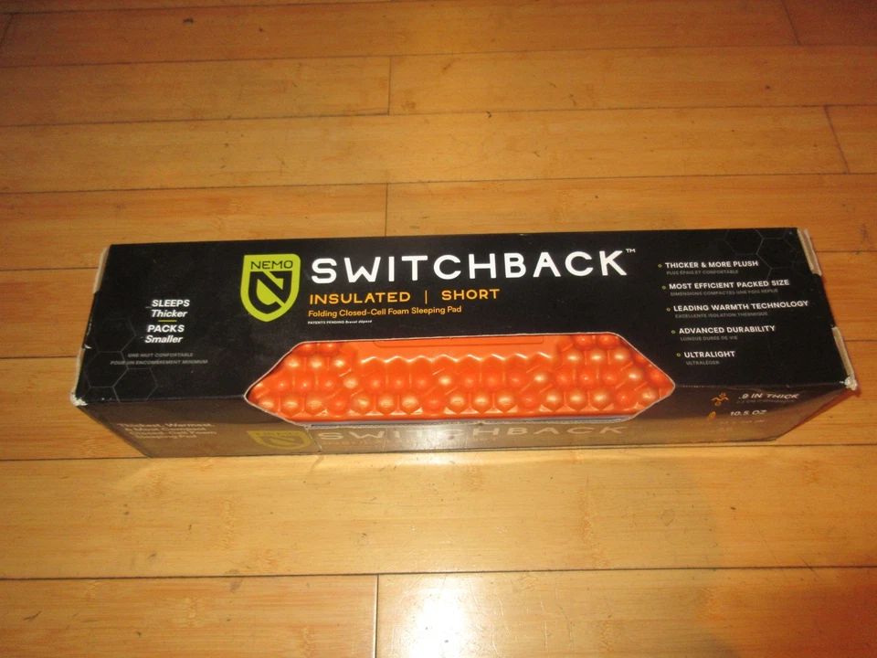 Switchback NEMO Foam Sleeping Camping Pad Short 51" "