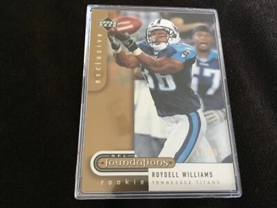ROYDELL WILLIAMS 2005 UPPER DECK FOUNDATIONS GOLD ROOKIE CARD #175  /99 - Image 1 of 2