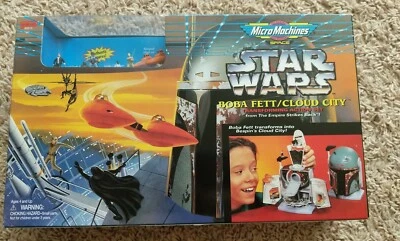 RARE! Star Wars Micro Machines Space - **Boba Fett/Cloud City** Playset 1996  - Image 1 of 4