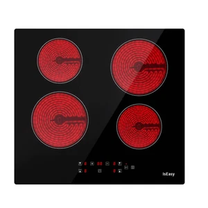 Placa de inducción placa de cocina cerámica 4 zonas 9 niveles 5400W 59cm x 52cm - Imagen 1 de 3