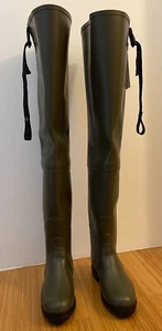 STIVALI DI GOMMA WADERS AIGLE KAKI TAGLIA 44 MODELLO TRUITE - Imagen 1 de 24