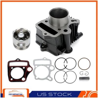 Cylinder Piston Kit Assembly For Honda Z50 Z50R XR50 CRF50 50CC ATV Bike New - Изображение 1 из 4