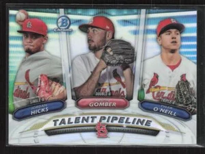 2018 Bowman #TP-STL O'Neill/Hicks/Gomber Chrome Talent Pipeline - Bild 1 von 2
