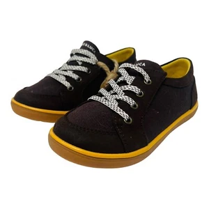 Livie and Luca Boys Reeve - Mocha Brown Slip On / Lace Up Shoes - Size 11 - Picture 1 of 9