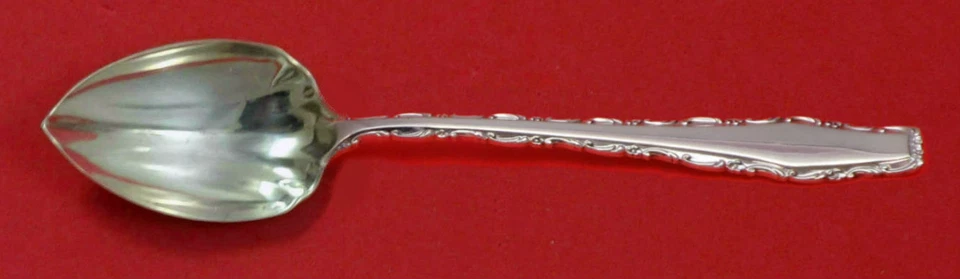 Cuchara de pomelo de plata esterlina estriada Rapallo by Lunt hecha a medida 5 3/4" Foto 1 de 1