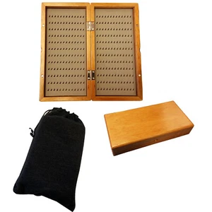  Fliegenbox aus Holz handgefertigt Premium Angelgerätebox Größe S  - Bild 1 von 3