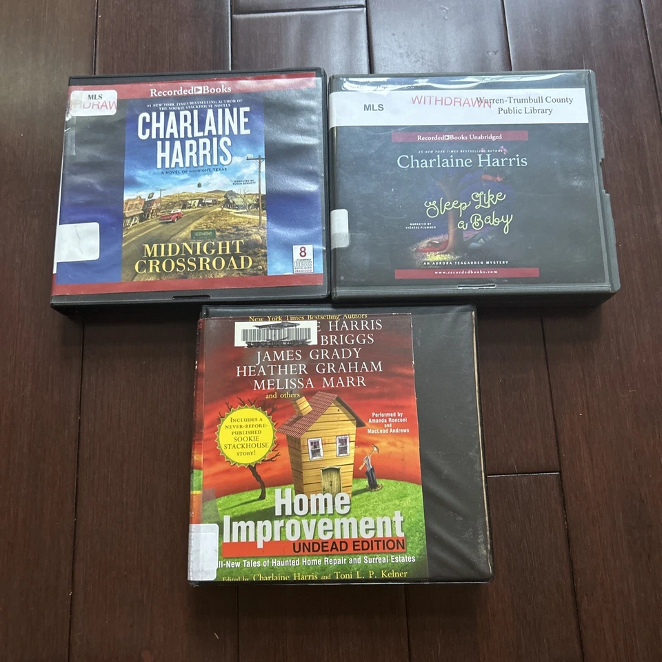 Charlaine Harris Audio Books On Cd Lot - Imagem 1 de 1