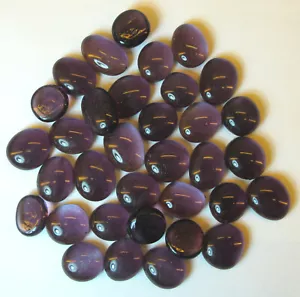 Glasnuggets - Muggelsteine - Dekosteine, klein in Lila, Ø 16-18mm, zu 200g - Bild 1 von 1