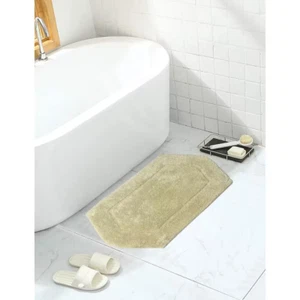 Waterford Collection 100% Cotton Tufted Bath Rug, 17 In. X24 In. Rectangle, Gree - Picture 1 of 8