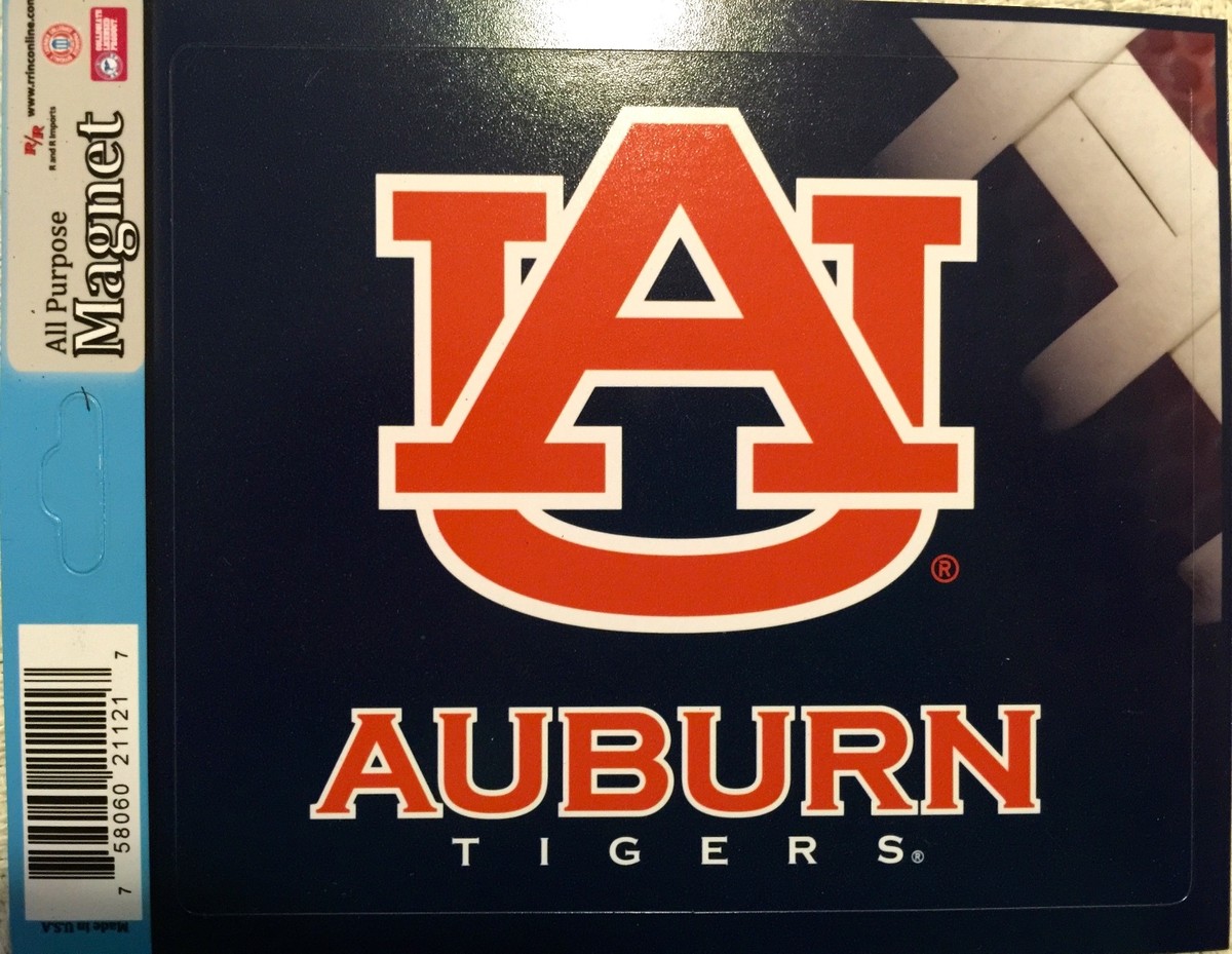 Cadre Plaque D'immatriculation Auburn Tigers – Métal Chromé, Licence Officielle