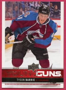 TYSON BARRIE 2012-13 UD YOUNG GUNS #212 COLORADO AVALANCHE