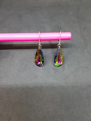 Pendientes colgantes lágrima digitalizados Sabika 2020 Foto 1 de 4