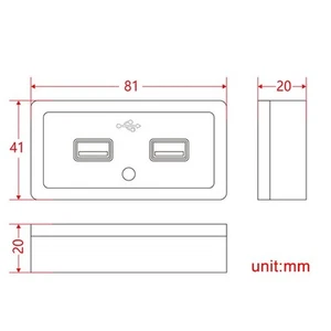 For 12V -24V Boat Caravan High Quality DC5V/3.1A Dual USB Ports Charger Socket - Zdjęcie 1 z 24