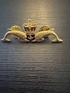 EIIR Royal Navy Submarine Service Delphin Anker Abzeichen FIRMIN BV - Bild 1 von 3