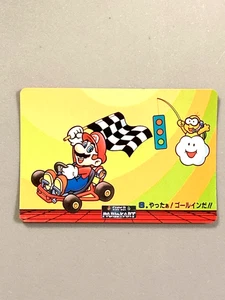 Mario - 8 - Super Mario Kart - Tarjeta Nintendo Banpresto De Colección - Imagen 1 de 2