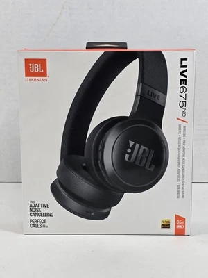 JBL Live 675NC Wireless On-Ear Bluetooth Headphones ANC Deep Bass w/ Microphone