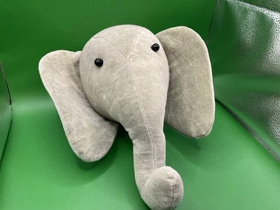 FIONA WALKER INGLATERRA Lana Elefante CABEZA ANIMAL PARED COLGANTE DECORACIÓN INFANTIL Foto 1 de 4
