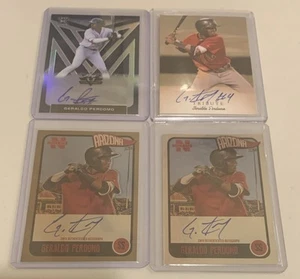 4 Geraldo Perdomo Autos. Nummeriert 12/12 - 3/50 - #/50 & Base Auto! - Bild 1 von 9
