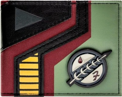 Star Wars - Bounty Hunter Fett Family Crest Bi-fold Wallet NEW! - Image 1 of 4