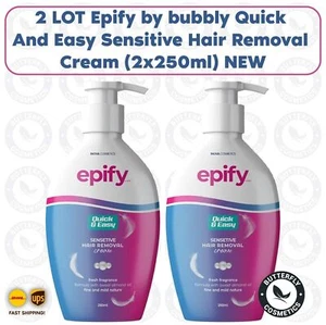 2 LOT Epiify by Bubbly Quick And Easy Sensitive Haarentfernungscreme (2x250... - Bild 1 von 2
