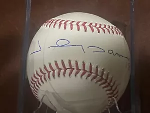 JOHNNY DAMON NEW YORK YANKEES 2 TIME WORLD SERIES CHAMPION RARE SIGNED BASEBALL - Picture 1 of 4