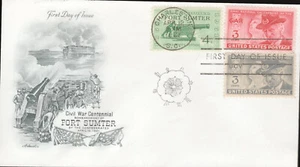 FDC 1961 - Scott # 1178 combo - Fort Sumter - Imagen 1 de 1