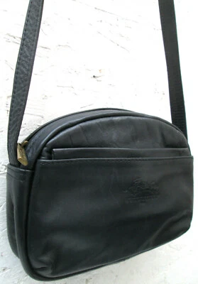 -FRANCINEL small black leather shoulder bag VGC vintage bag  - Image 1 of 4