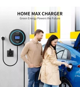 *NEW*Level 2 EV Smart Home Charging Station 32Amp Electric Vehicle Charger 14-50 - Picture 1 of 16