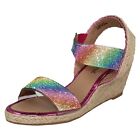 Ladies F1r2035 Slip On Wegde Sandals By Savannah Retail Price £29.99