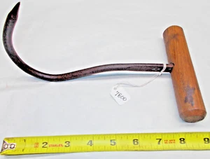Hay Hook, Vintage Hay / Cotton Farm or Stevedore Bale Hook, 9" Long - Picture 1 of 3