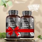Activated Charcoal 360 Capsules 2000mg for Stomach Bloating Digestion Supplement